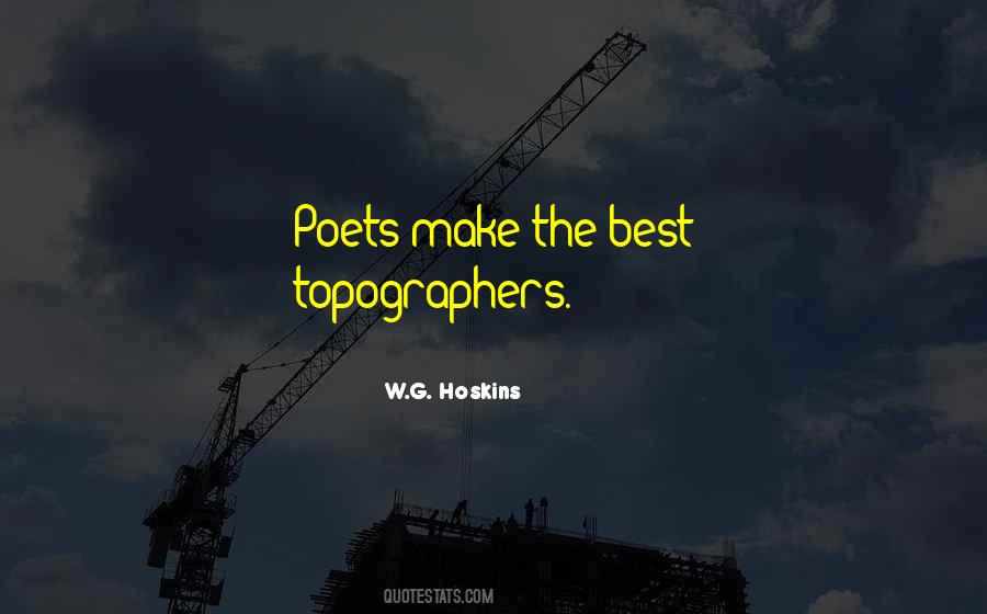 Quotes About Topography #267397