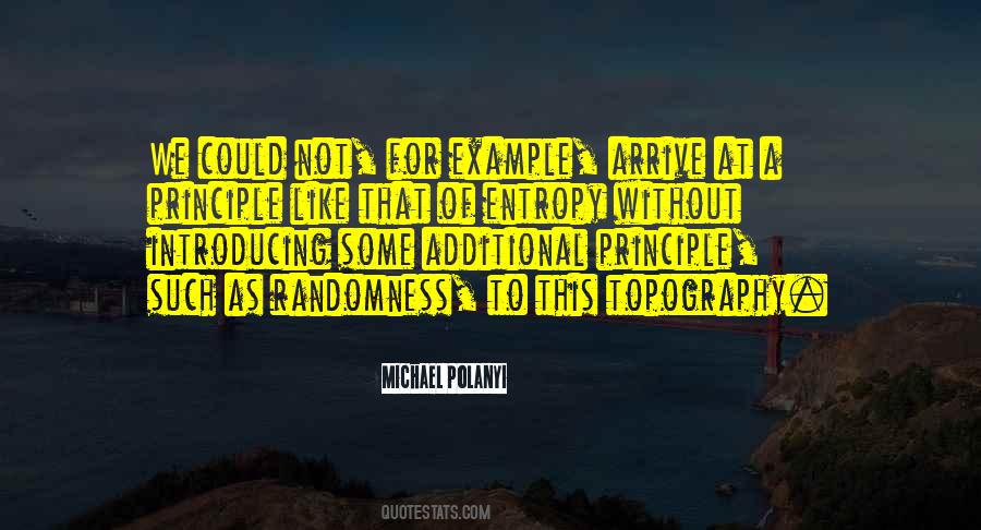 Quotes About Topography #773725