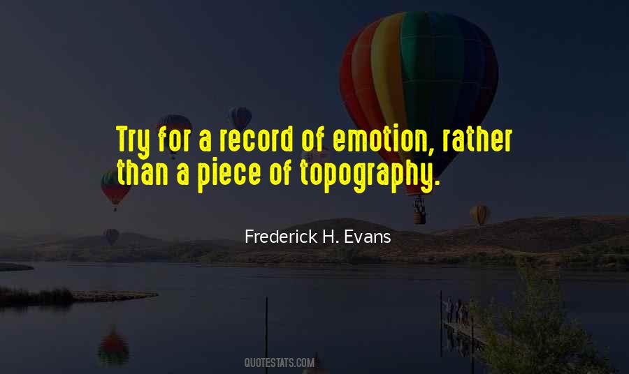 Quotes About Topography #985407