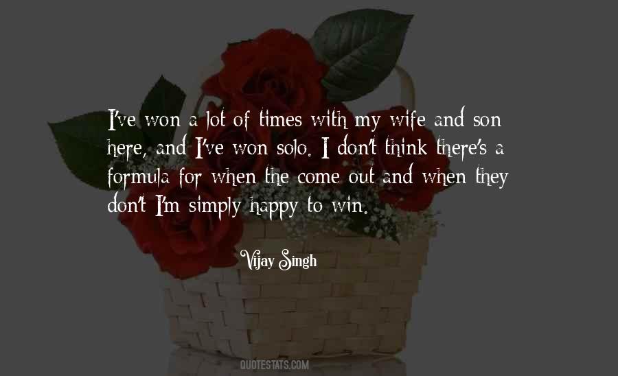 Quotes About My Wife And Son #920850