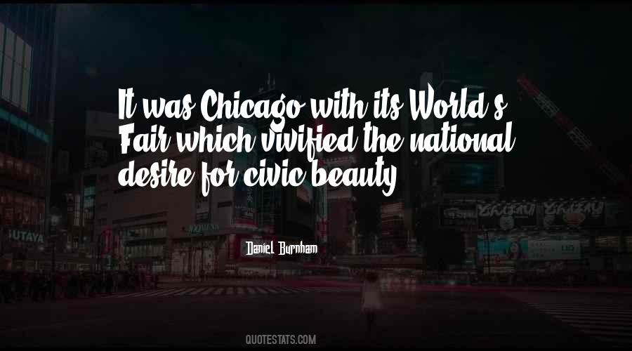 Quotes About Chicago World's Fair #417530