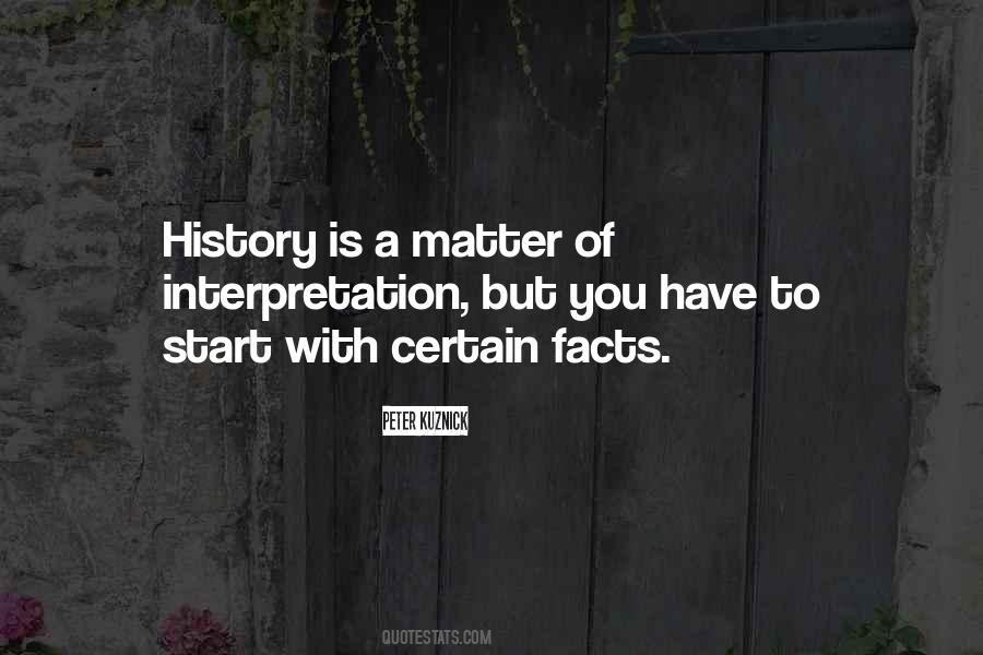 History Interpretation Quotes #586837