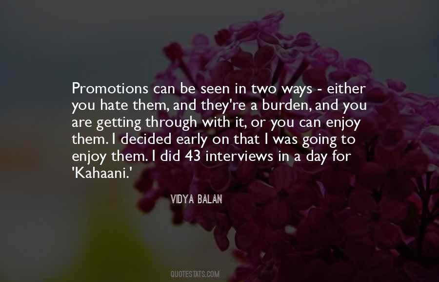 Quotes About Promotions #575927