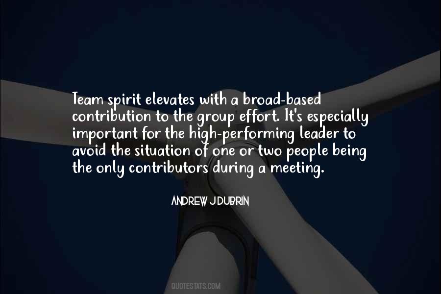 Quotes About Being A Team Leader #1802582