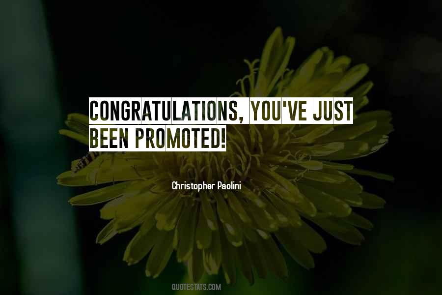 Quotes About Promoted #1799807