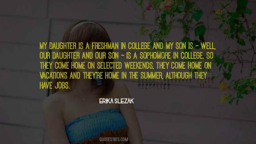 Quotes About Freshman In College #784862