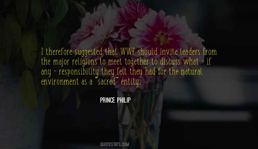 Quotes About Wwf #1810205