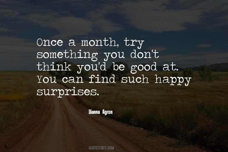 Happy Surprises Quotes #1075321