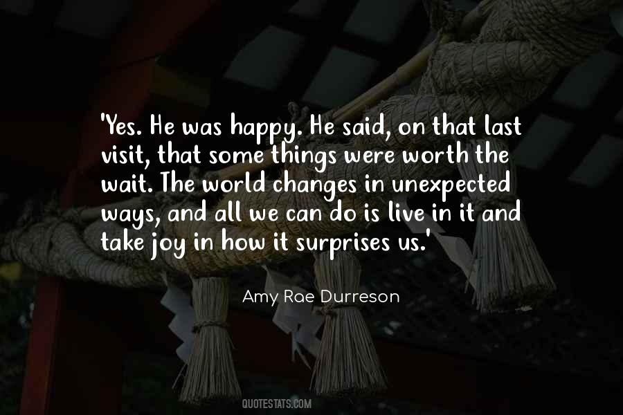 Happy Surprises Quotes #1850887