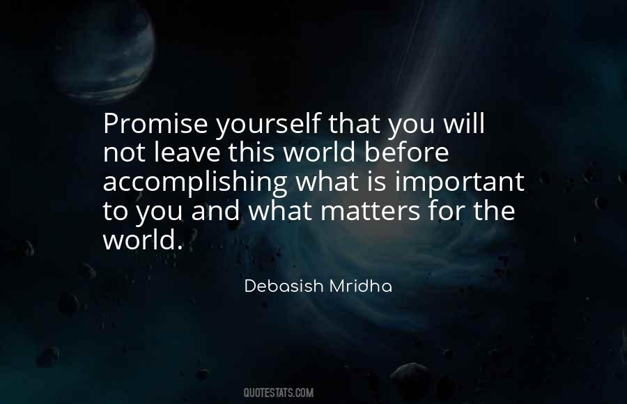 Quotes About Promises To Yourself #833636