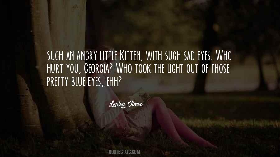 Quotes About Sad Blue Eyes #1437031
