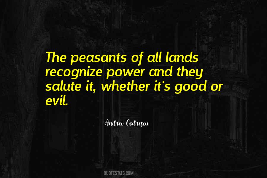Quotes About Power And Evil #419165
