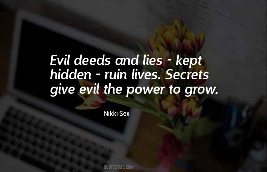 Quotes About Power And Evil #788564