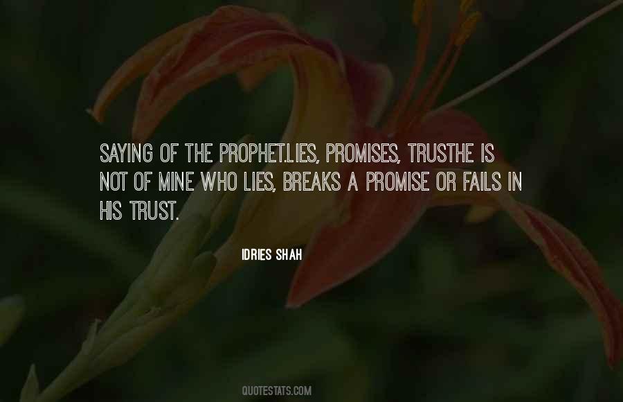 Quotes About Promises And Lies #1615596