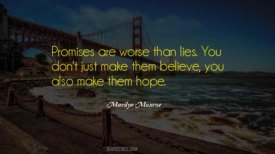 Quotes About Promises And Lies #1824919