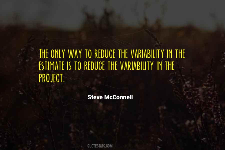 Quotes About Variability #474708