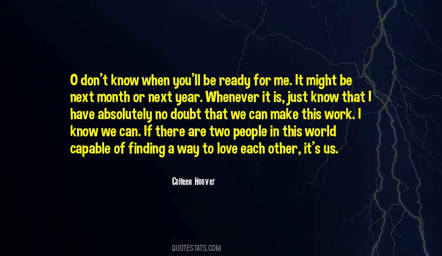 Quotes About Doubt In Love #411887