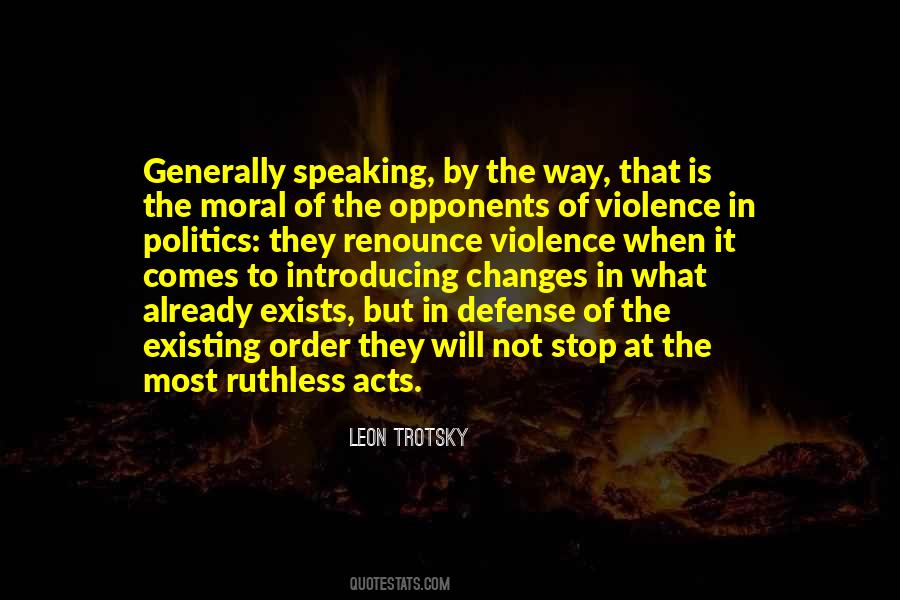 Politics Violence Quotes #555492