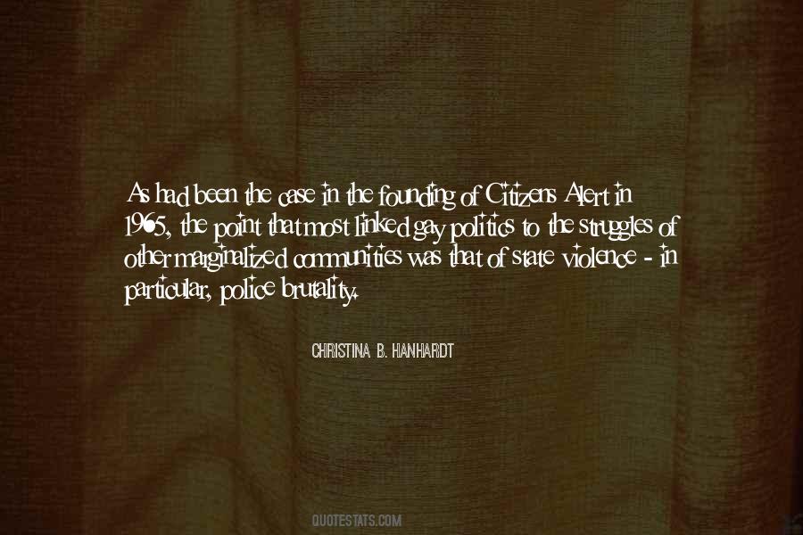 Politics Violence Quotes #783999