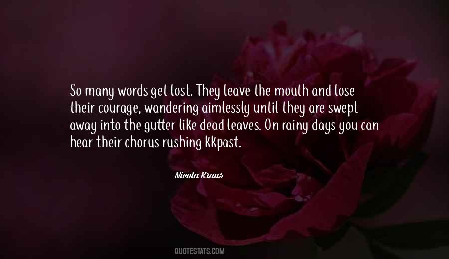 Quotes About Dead Leaves #1081710