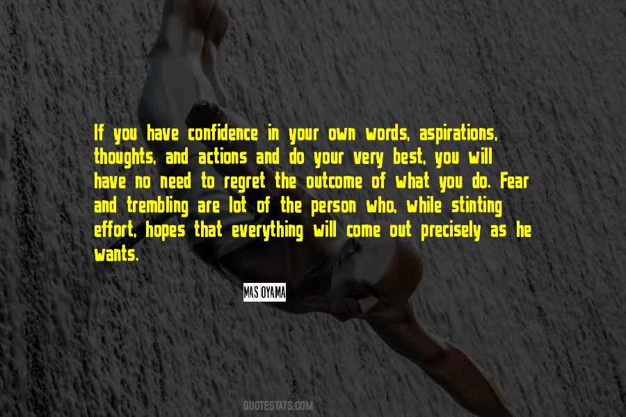 Confidence In Quotes #1210048