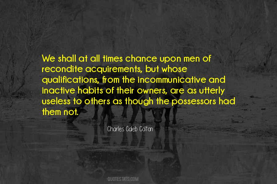 Useless Men Quotes #1156412