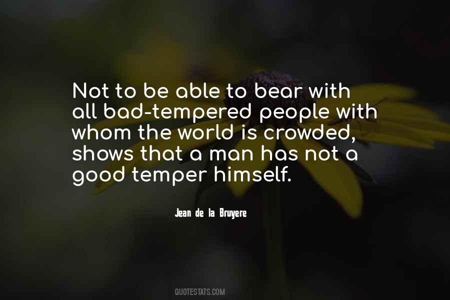 Good Temper Quotes #1380808