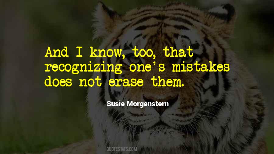 Quotes About Recognizing Mistakes #79042