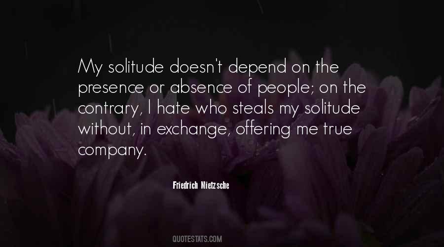 On Solitude Quotes #394465