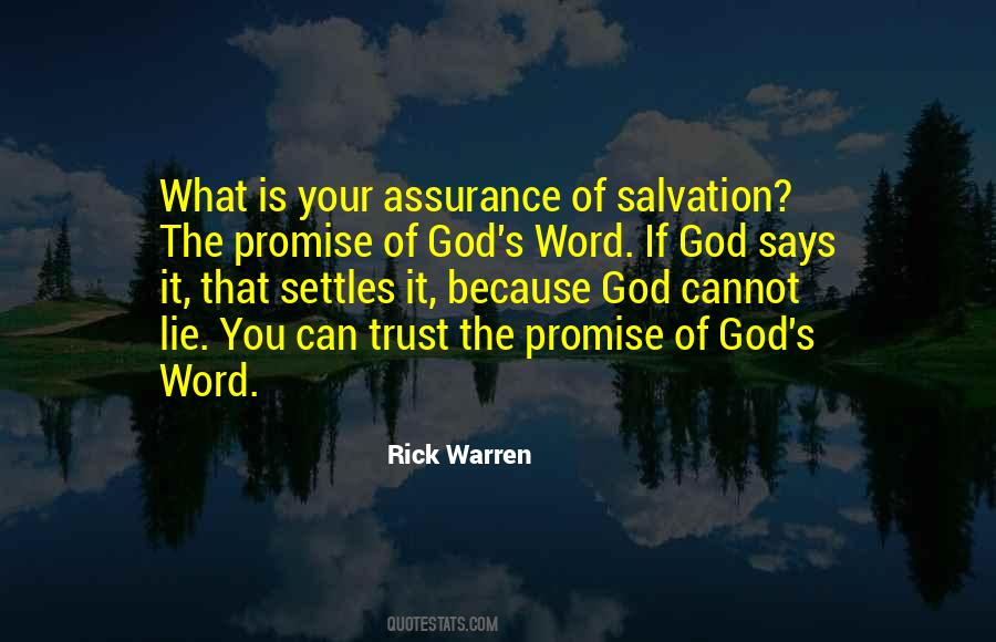 Quotes About Promise Of God #1707097