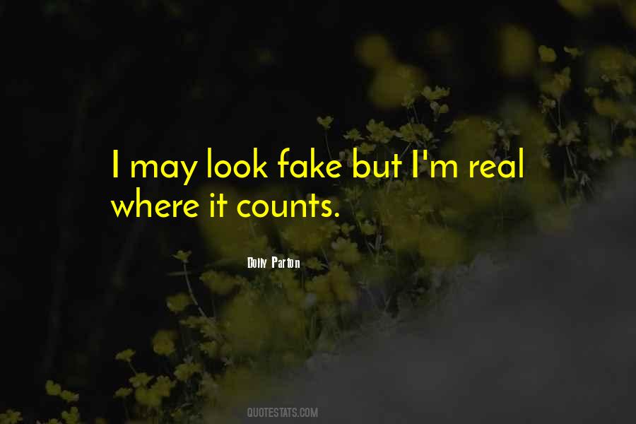 Quotes About Fake #1809253