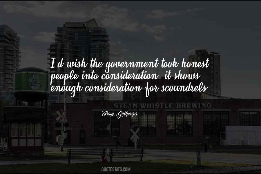 Honest Government Quotes #1433113