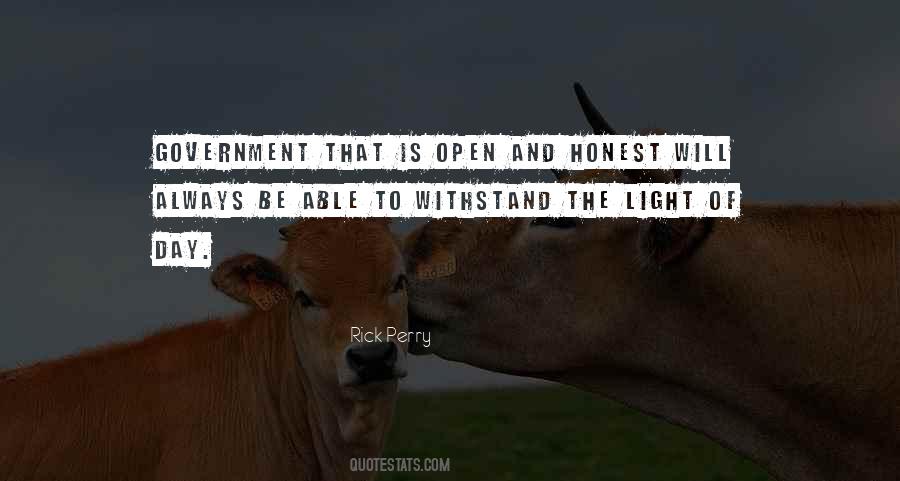 Honest Government Quotes #1651293