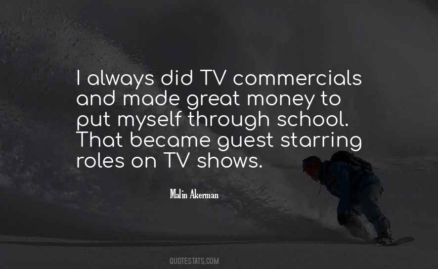Quotes About Tv Commercials #127569
