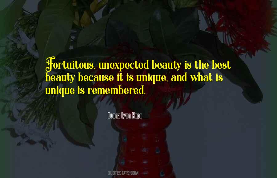 Quotes About Fortuitous #507676