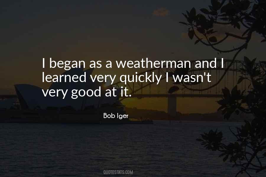 Quotes About Weatherman #207629