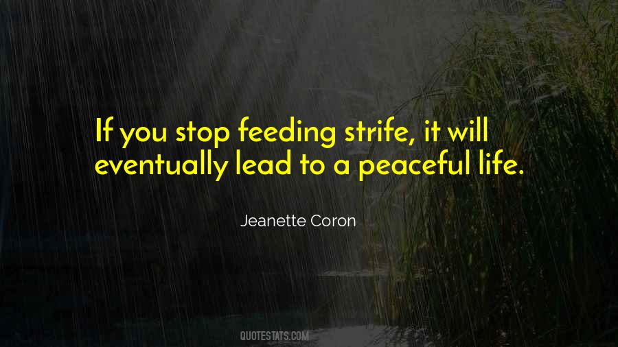 Quotes About Strife #1007828