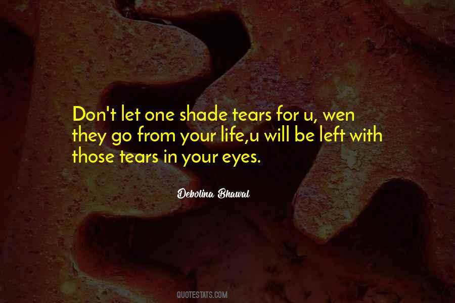 Quotes About Tears #1734652