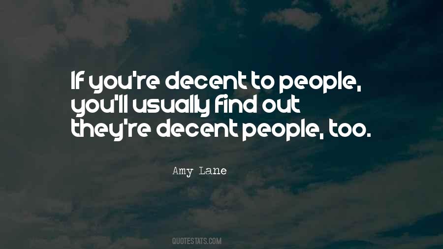 Decent People Quotes #1693352