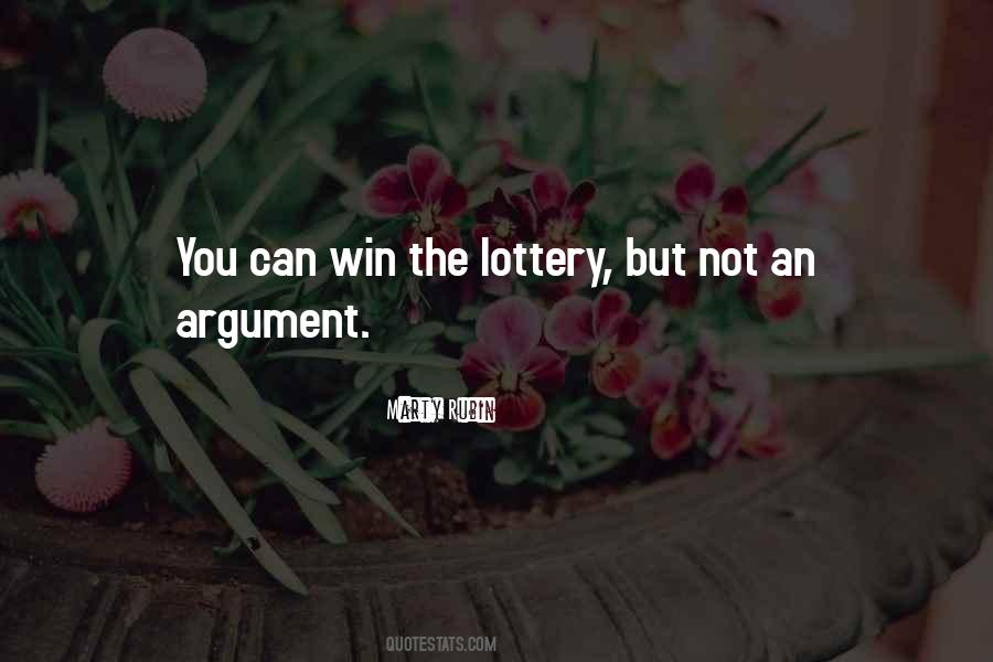 Quotes About The Lottery #209564