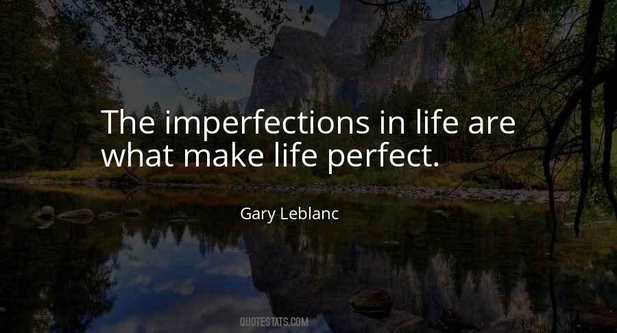 Quotes About Perfect Imperfections #342642