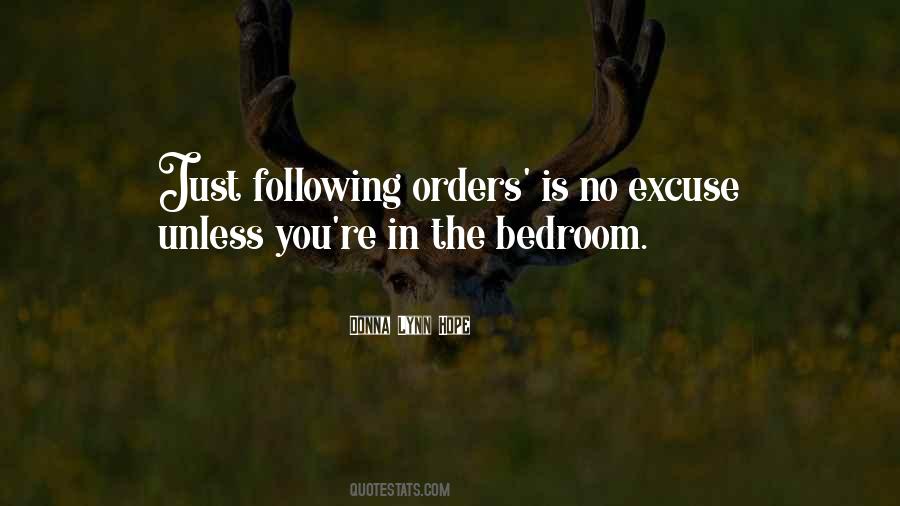 Quotes About Following Orders #1167793