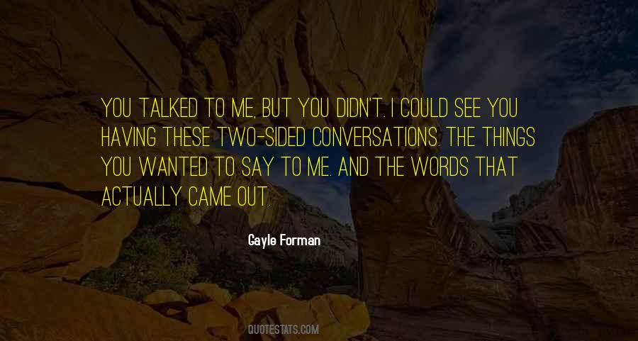 Quotes About Conversations #1424834