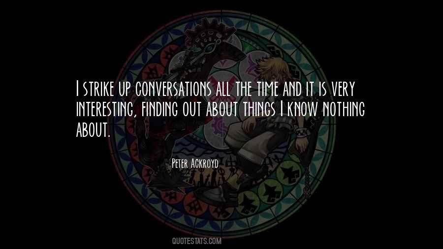 Quotes About Conversations #181141