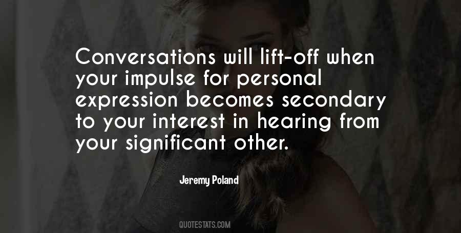 Quotes About Conversations #63373