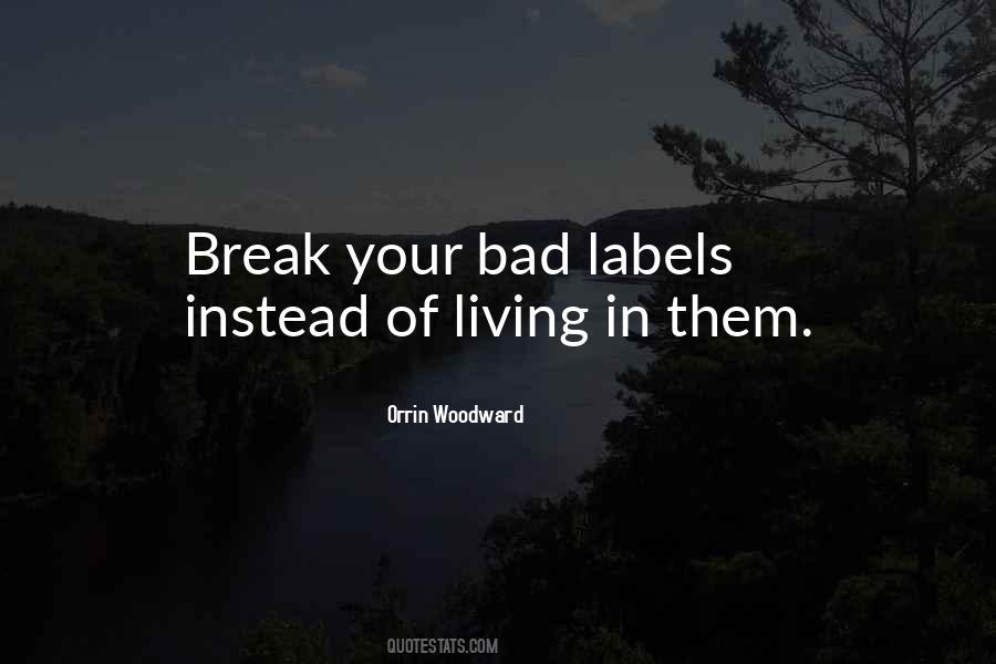 Quotes About Labeling Yourself #720106