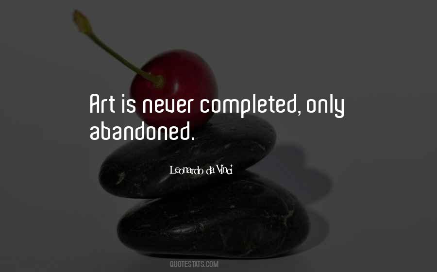 Quotes About Art Leonardo Da Vinci #294678