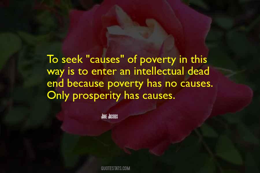 Quotes About Causes Of Poverty #1097982