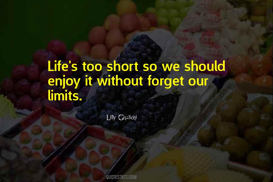 Our Limits Quotes #35604