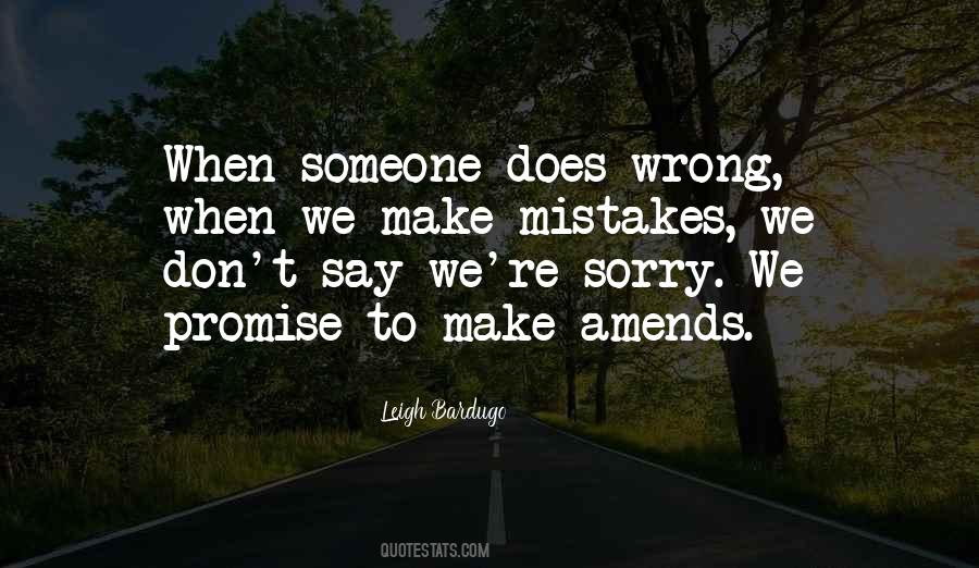 Quotes About Amends #1213848